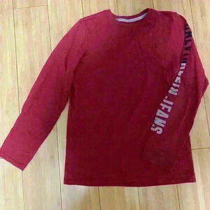 Calvin klein jeans boys long sleeve crewneck top lightweight Sz 14/16